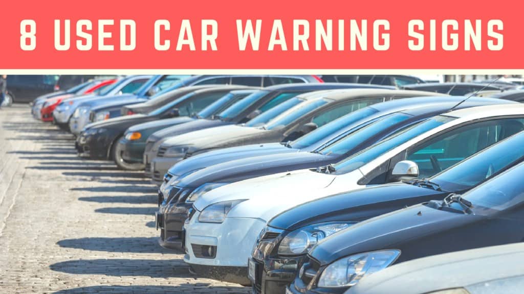 Car buying warning sign tips