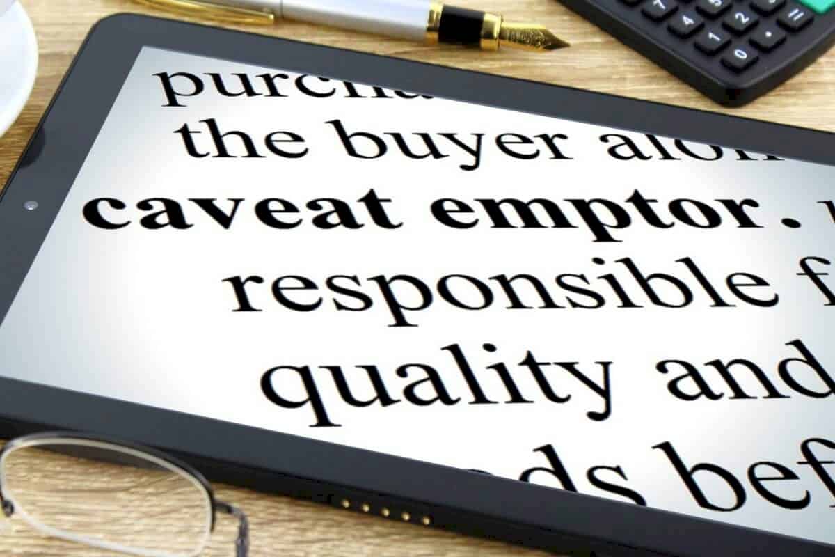 Caveat Emptor
