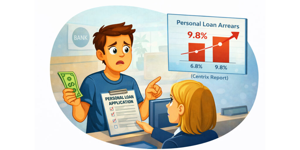 Loansmart analysis of NZ consumer arrears rising seasonally after the holiday period