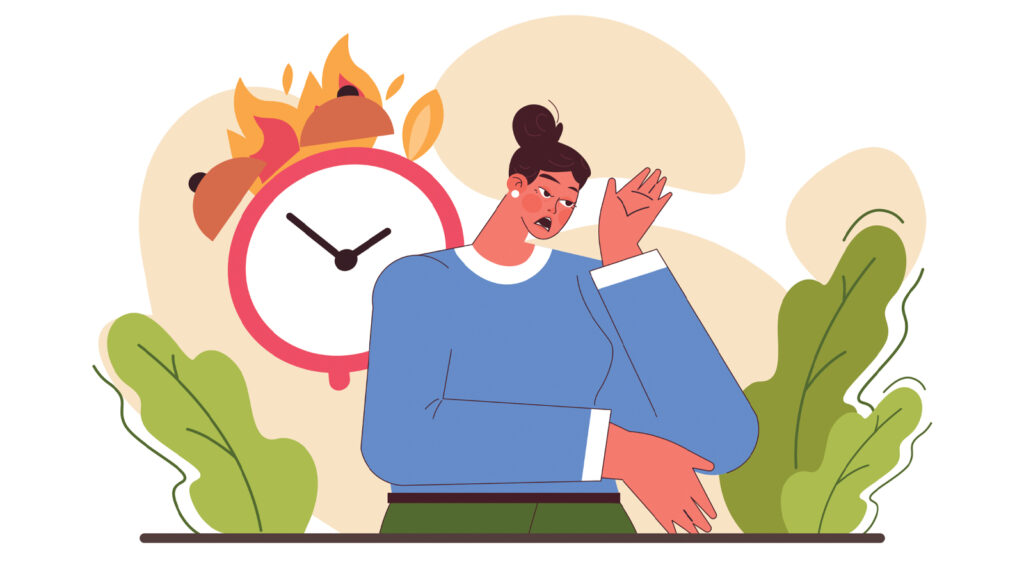 Person feeling overwhelmed by stress, a common emotional trigger behind impulse spending.