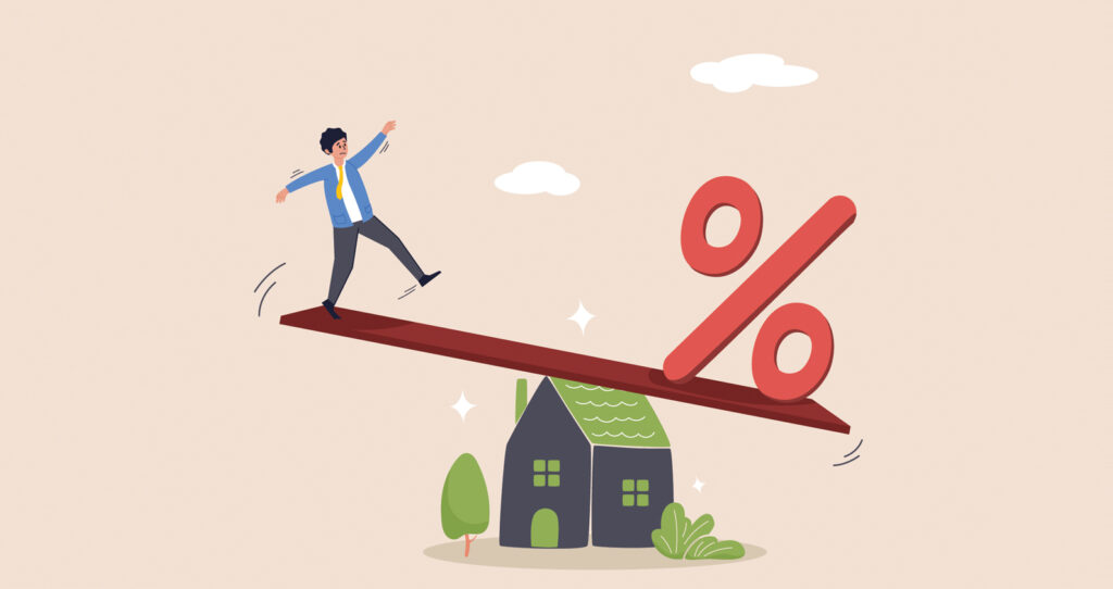 Rising interest rates increasing mortgage repayments and creating financial pressure for homeowners facing mortgage arrears.