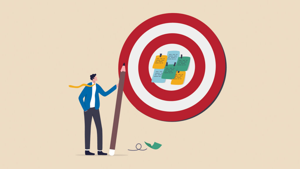 Setting financial goals and focusing on intentional spending to achieve long-term success