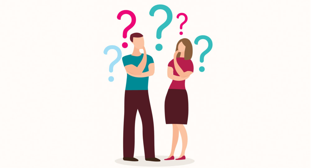 Couple wondering why their loan application was declined and exploring ways to improve their chances of loan approval.